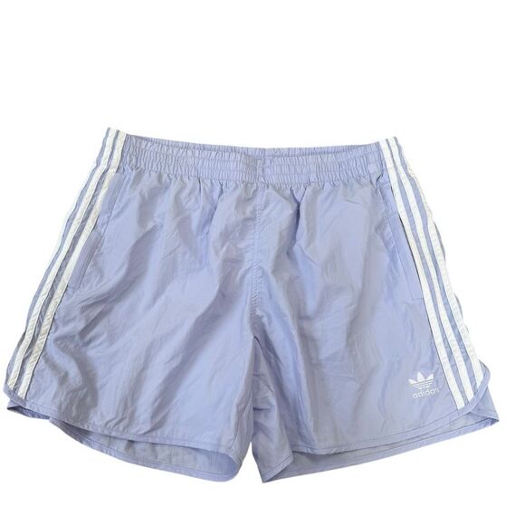 Adidas Originals Sprinter Shorts Violet Trefoil Stripe Men's Size XL NWT - Picture 1 of 7